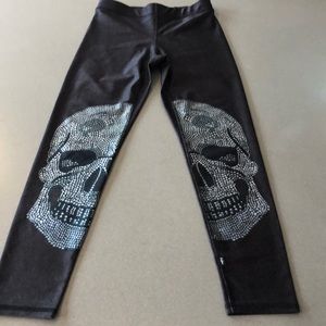 TEREZ skull performance leggings